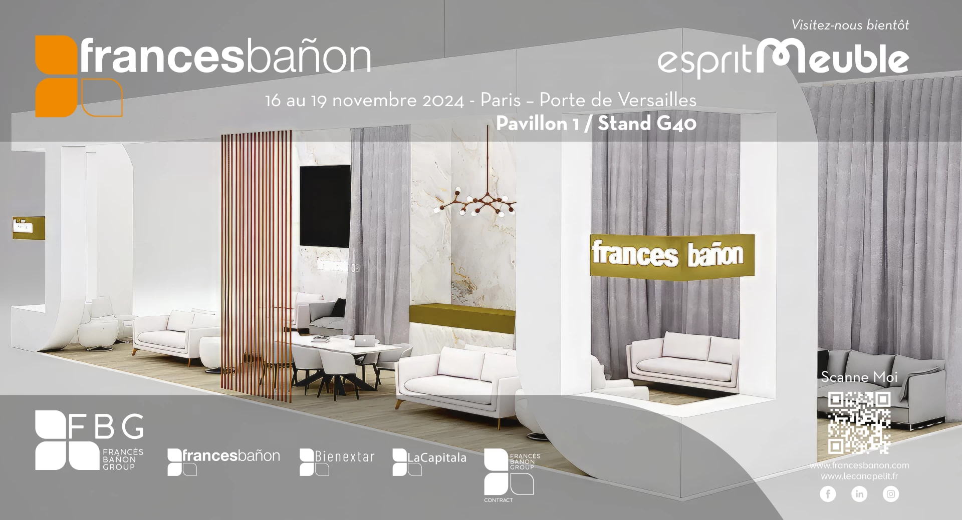 Franc�s Ba�on Destaca en la Feria Espritmeuble 2024 en Par�s